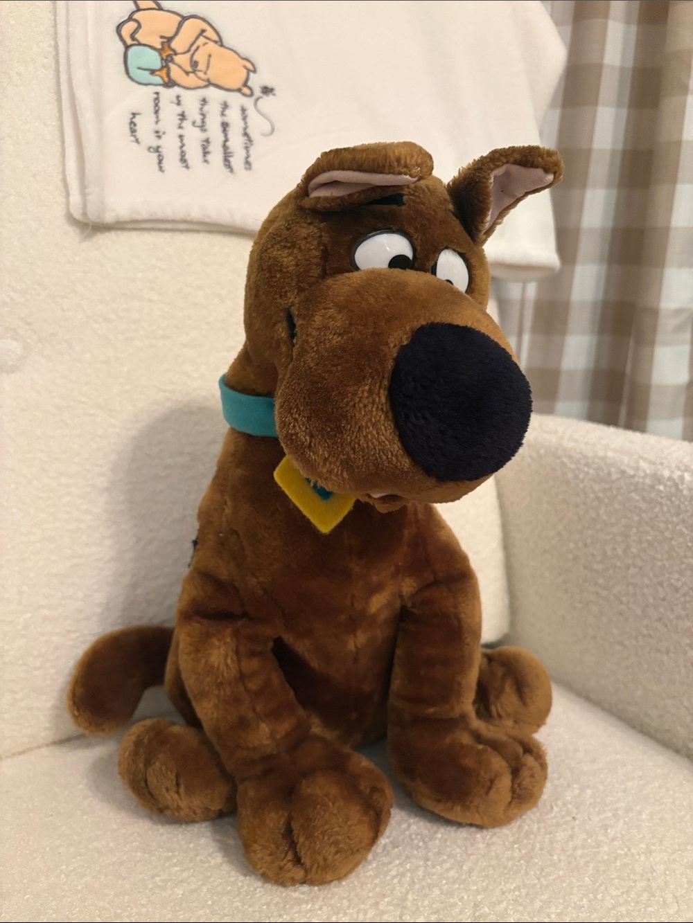 1998 Cartoon Network Scooby Firm Plush Toy